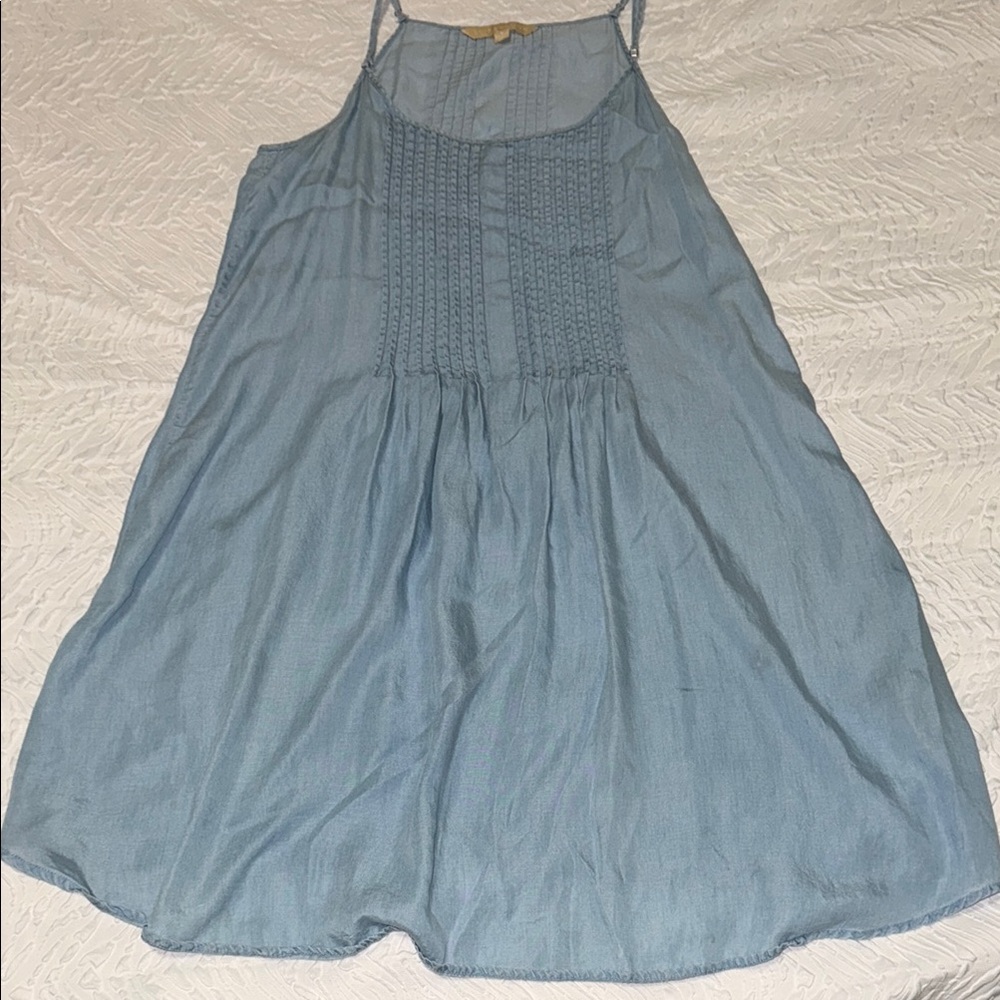 Hope & Harlow Light Blue Sundress Dress EUC 6
